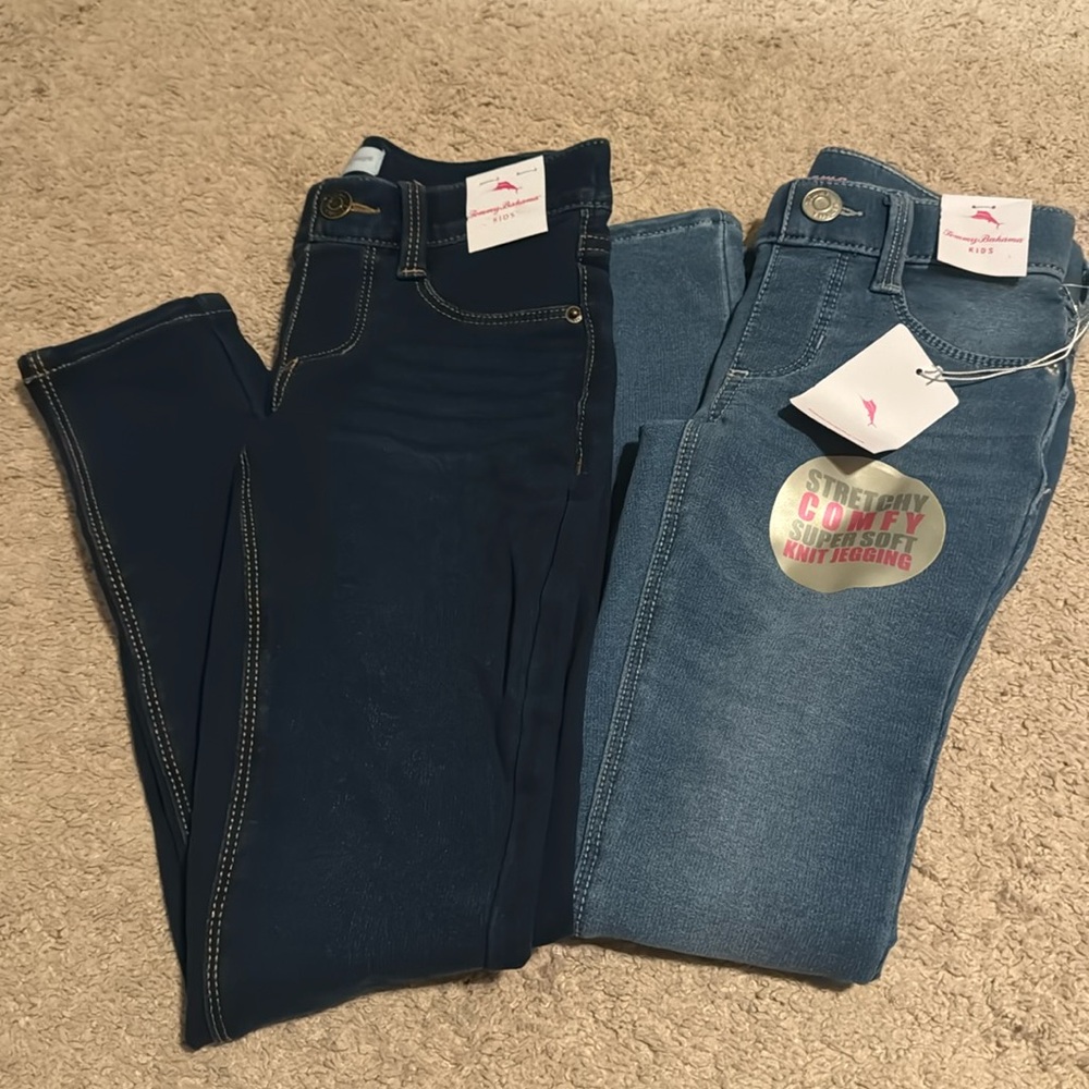 Tommy bahama jeans girls size 7 (2 pair)